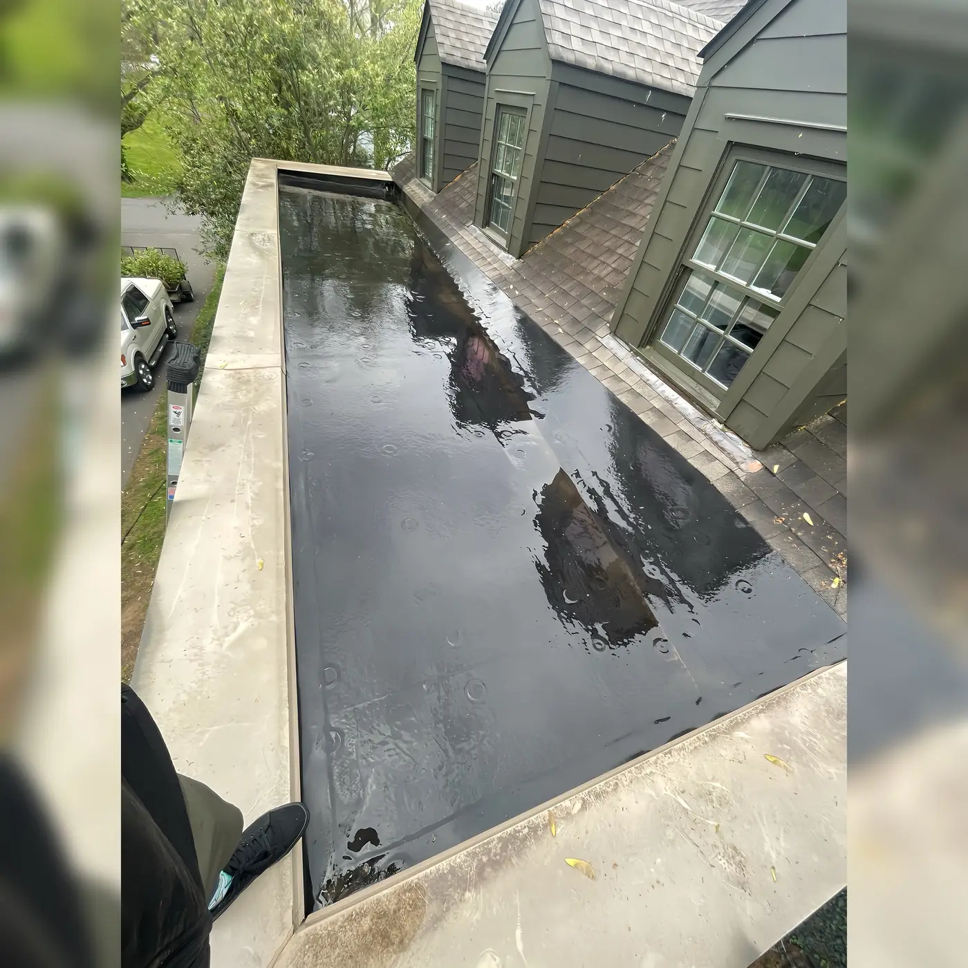 Roof Cleared of Leaves After Cleaning - Nashville TN (after)