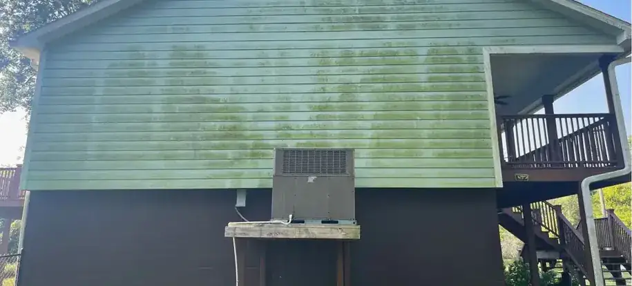 Siding before house wash